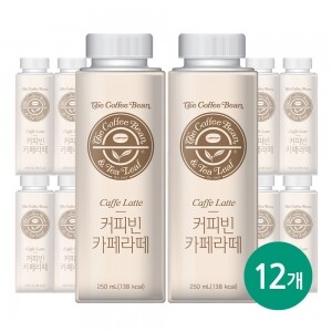 서울에프엔비 커피빈 카페라떼 250ml x 12입