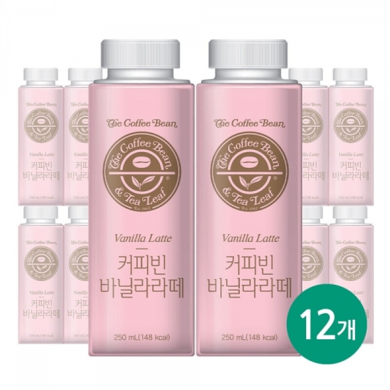 주식회사 서울에프엔비,서울에프엔비 커피빈 바닐라라떼 250ml x 12입